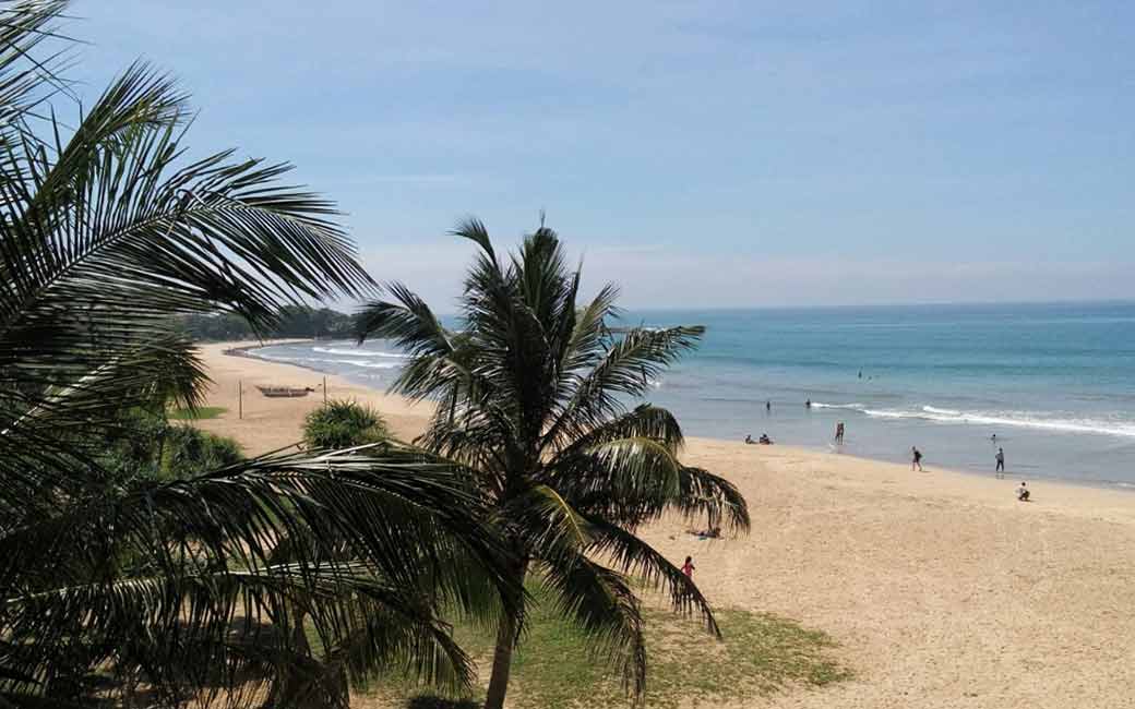 Abend am Strand von Bentota